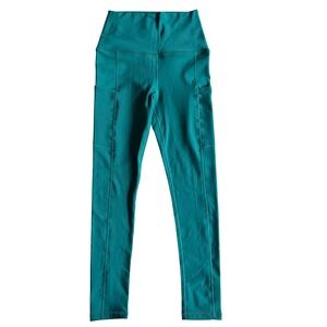 Silver Icing Leggings High Waisted Side Pocket Turquoise Activewear Womens 3XL